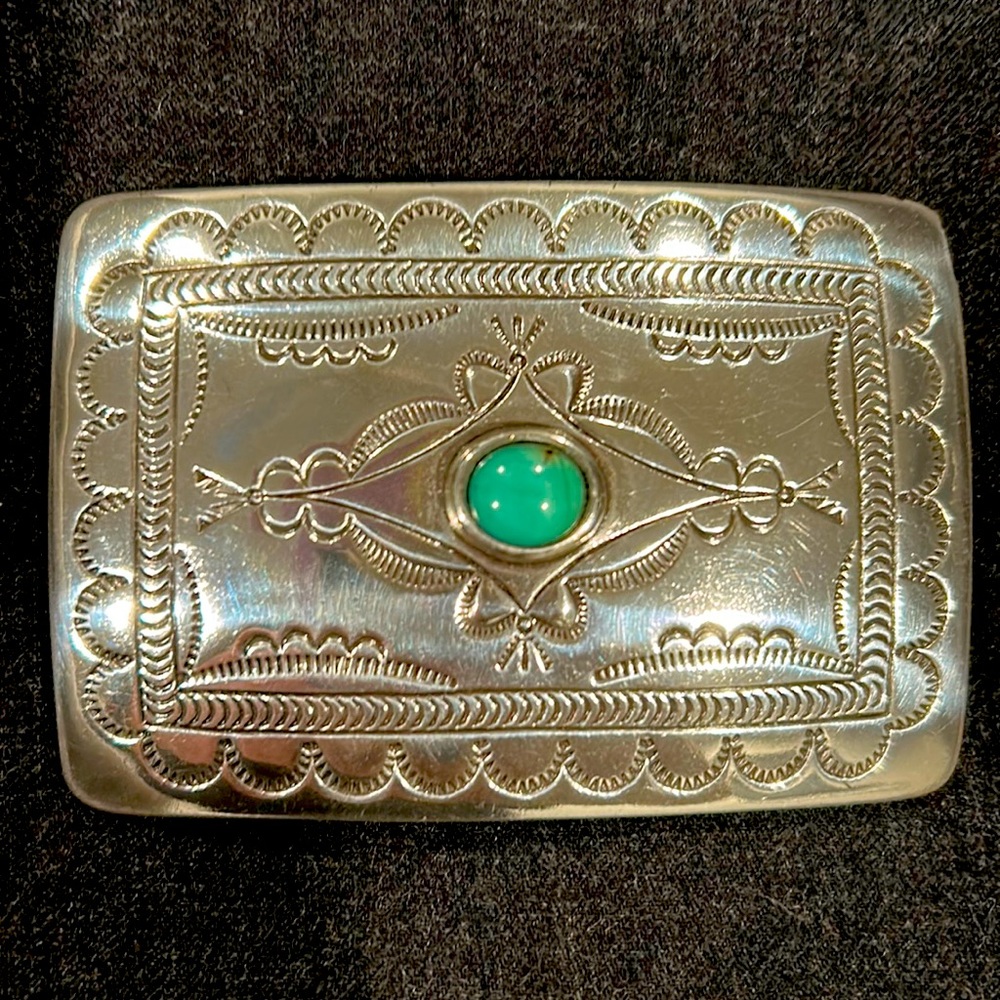 Silver Belt Buckle